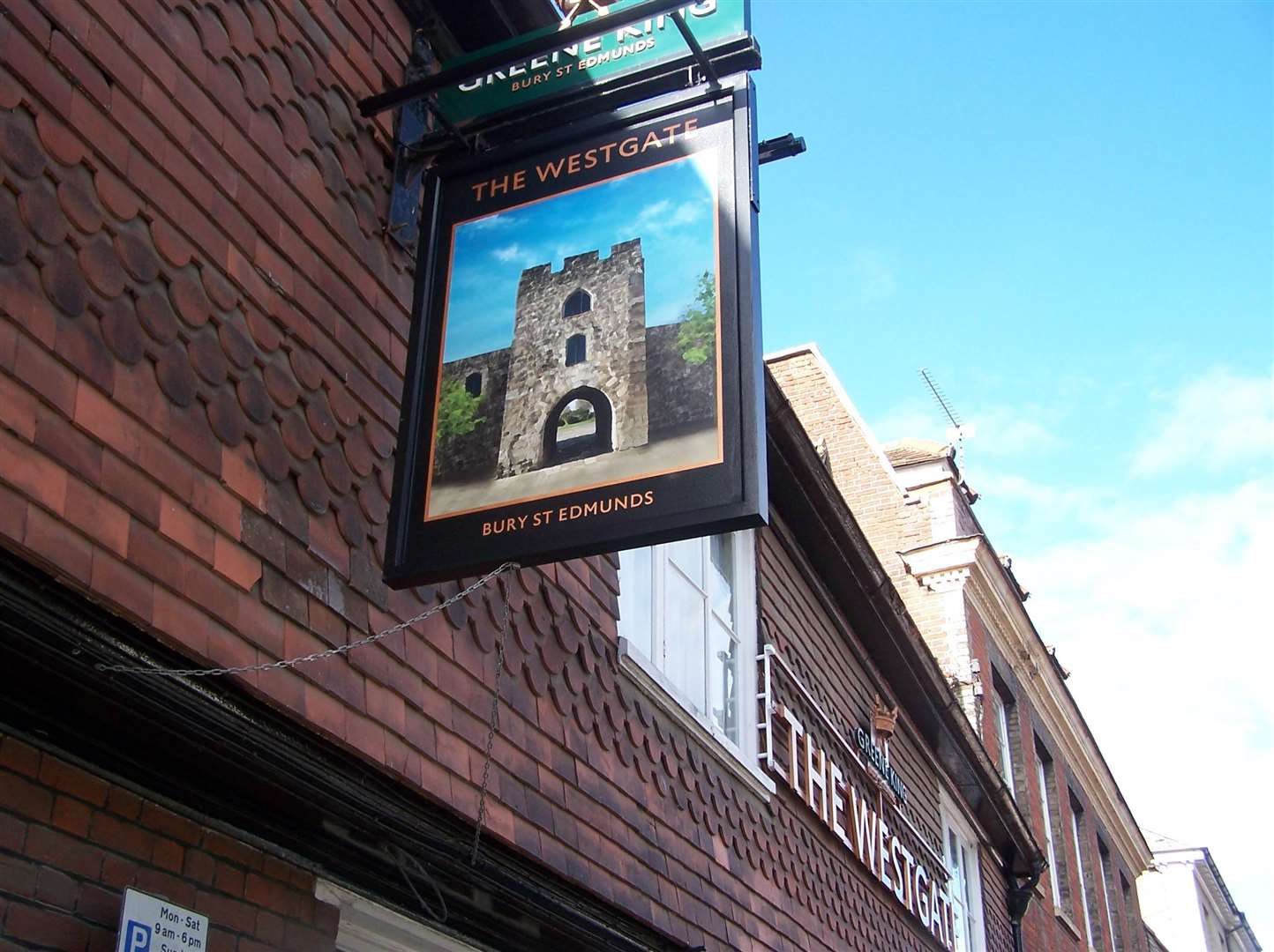 The Westgate pub, formerly The Black Boy