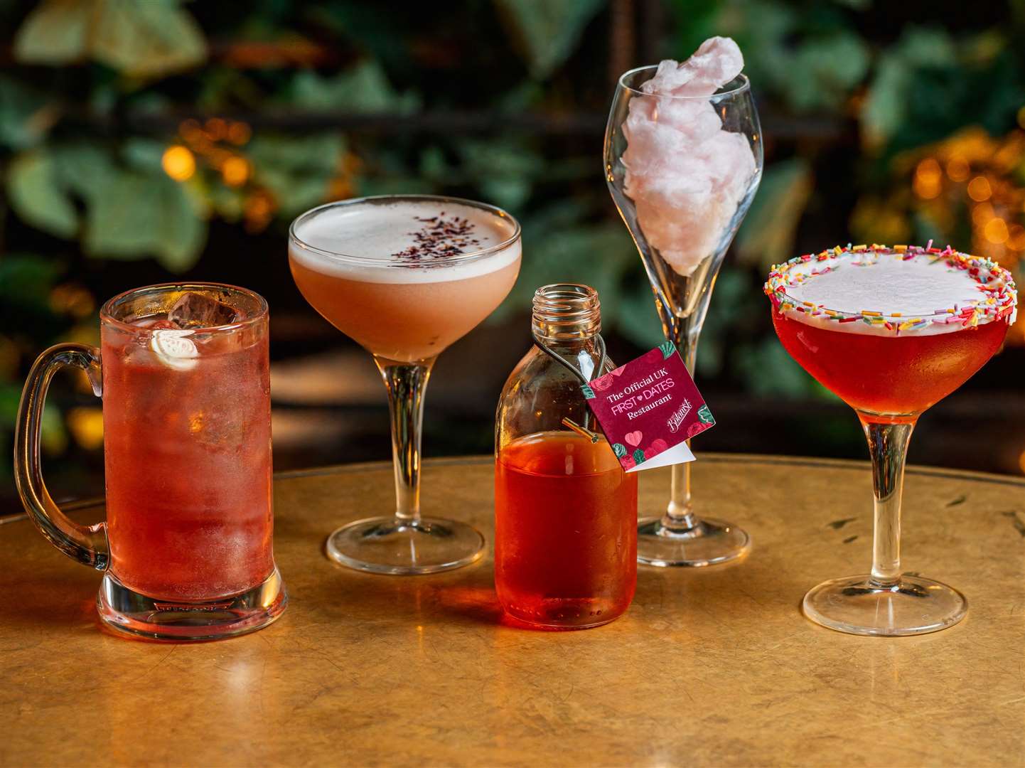 Love-themed cocktails will be on offer until March 12. Picture: The Botanist