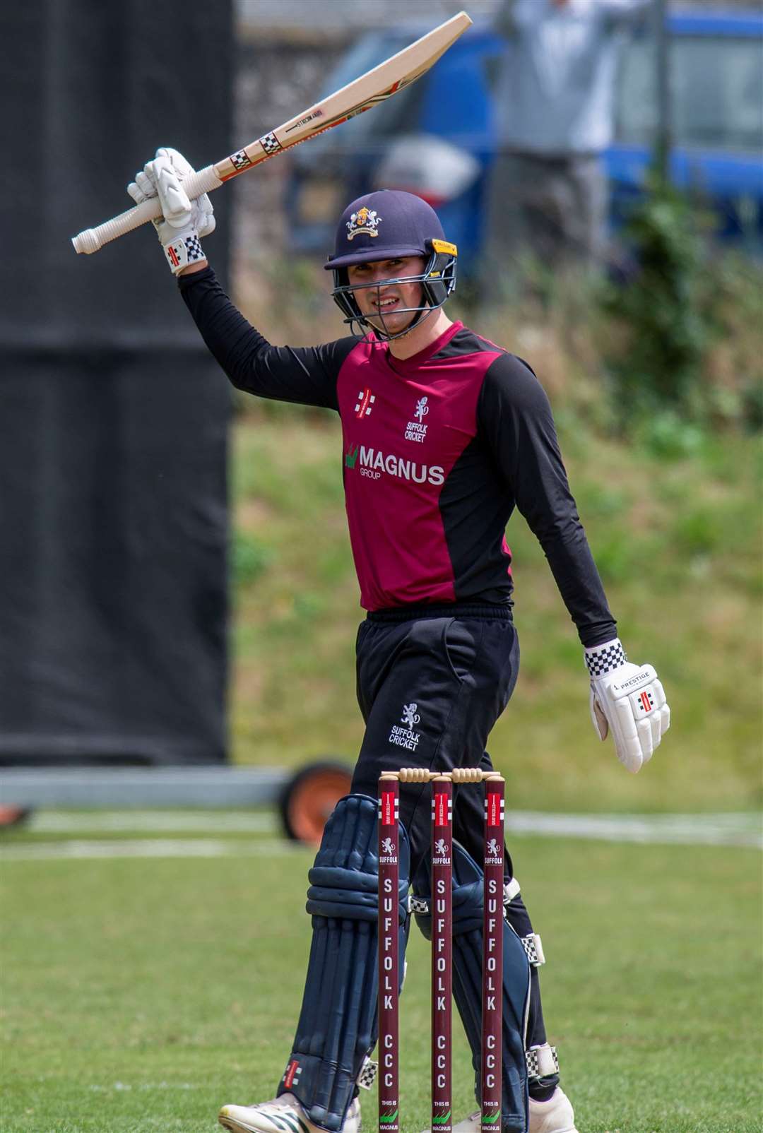 Suffolk’s Jacob Marston produced an undefeated 52 from 85 balls – including six 4s and one 6. Pictures: Mark Westley