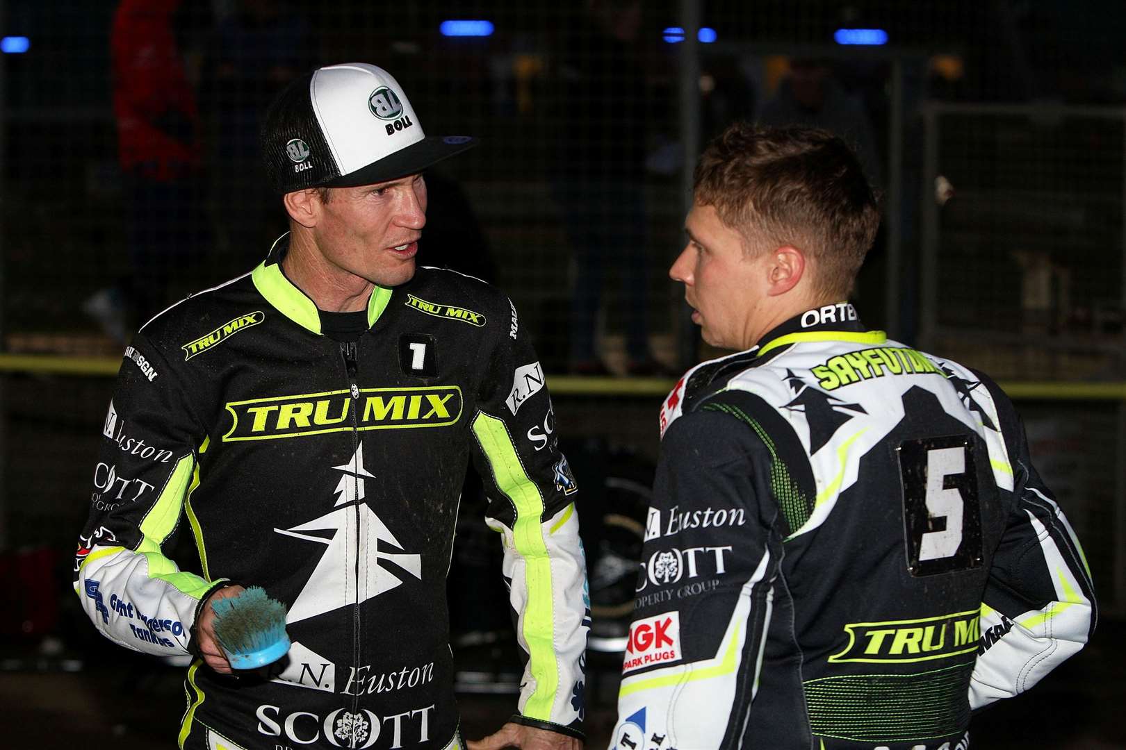 Emil Sayfutdinov and Jason Doyle, topping the averages in British Speedway in 2023. Picture: Phil Hilton