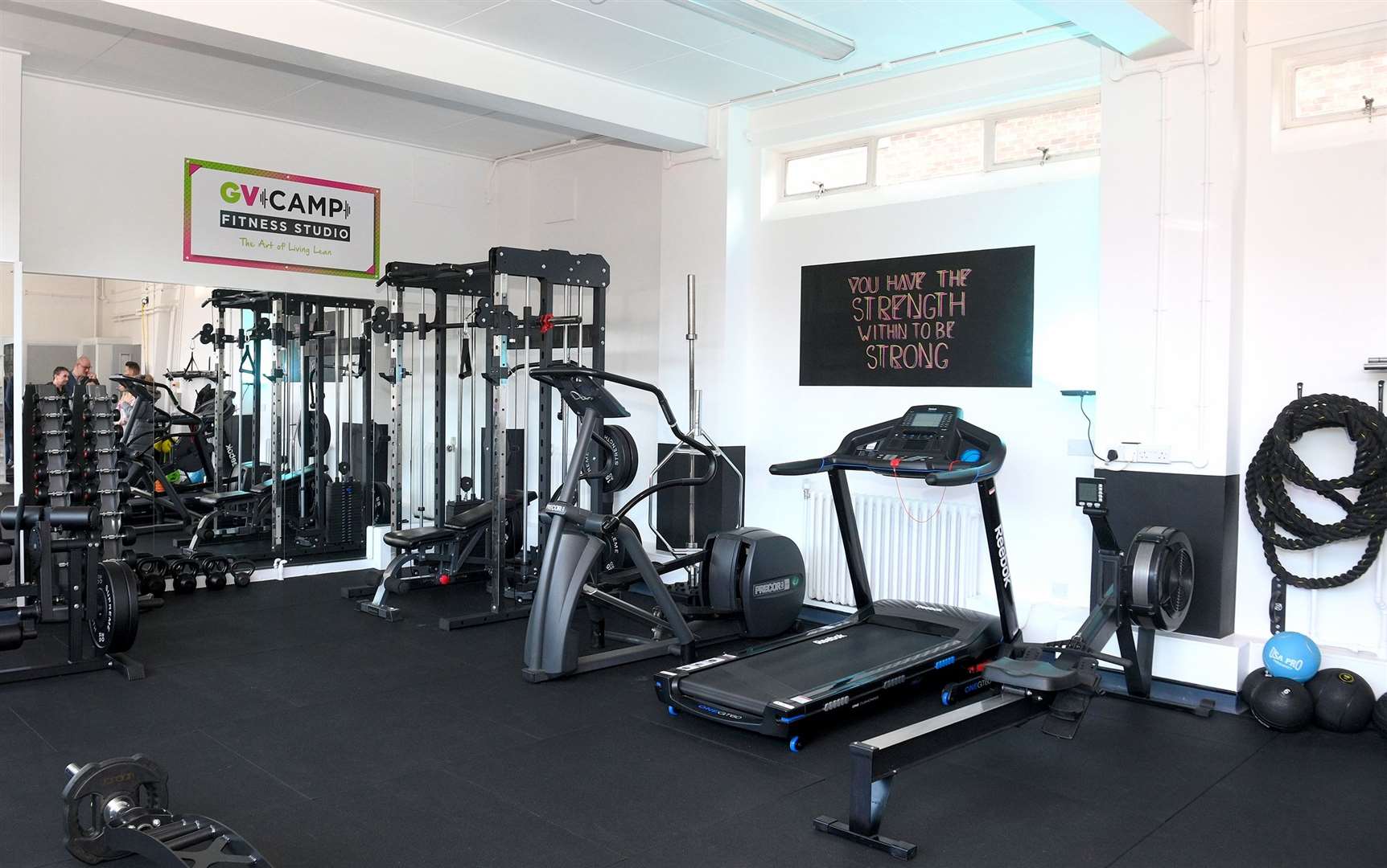 The studio is fully kitted out for appointment only one-to-one sessions, groups sessions and classes. Picture: Mecha Morton