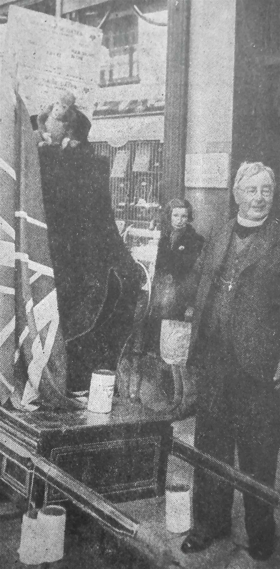 Canon Algernon Wintle was a well-known sight in Bury St Edmunds, collecting for charity. Picture: West Suffolk Council Heritage Services
