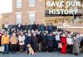 ‘The records must stay in town’: Protesters gather in battle to save historic archives