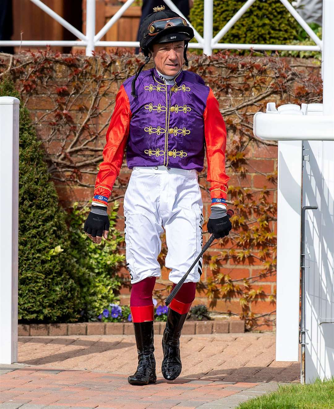 Frankie Dettori Kings Colours. Picture by Mark Westley