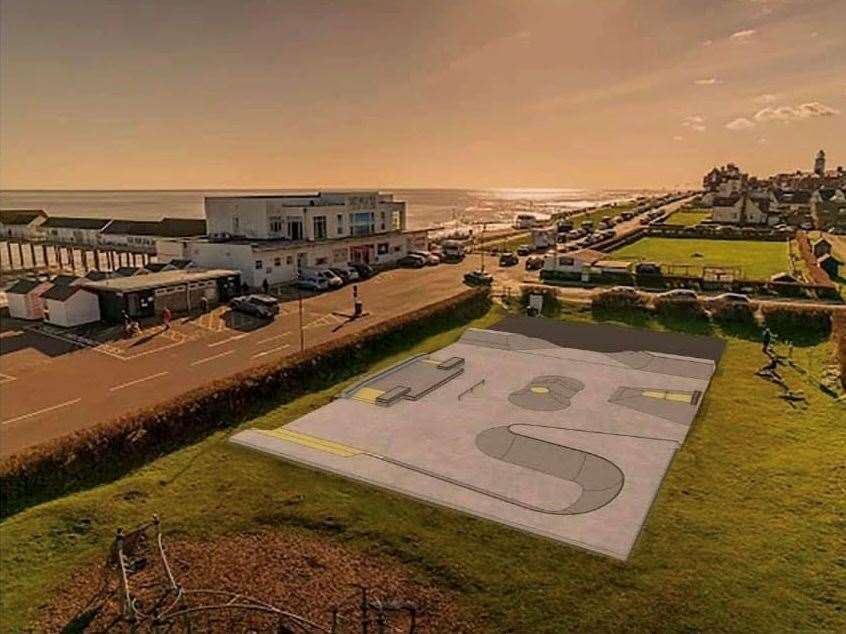 Plans to revamp an existing skating area in Southwold have been approved. Picture: Melaine Wilson