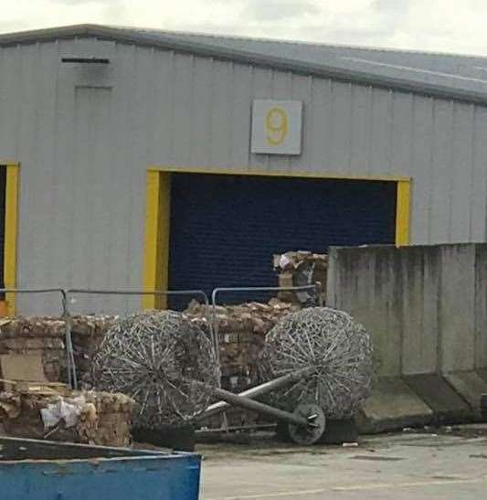 The metal trees at the West Suffolk Operational Hub in 2021. Picture: Janine Valach Moss