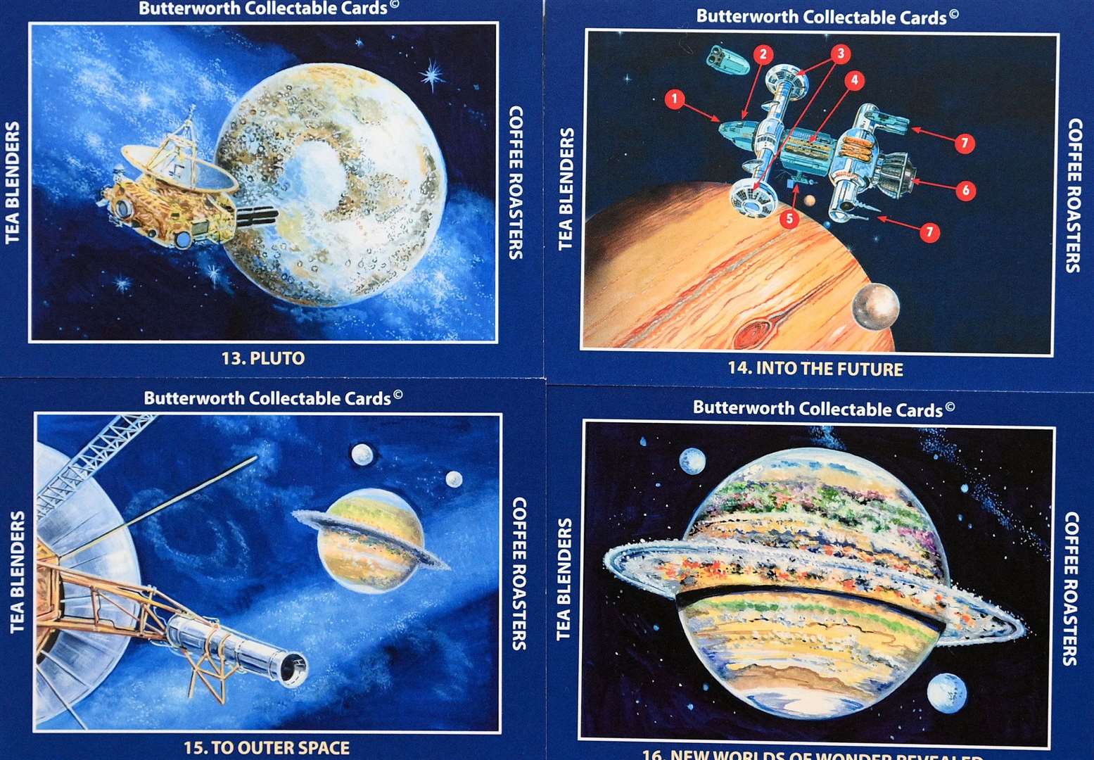 A space theme decorated the last set of cards