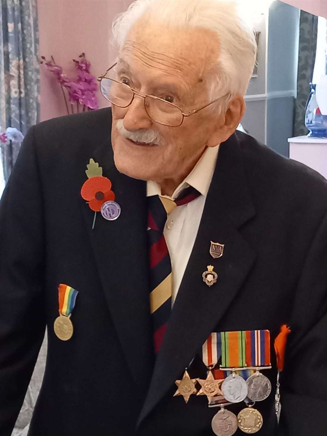 John Stokes when he received the Legion d'honneur