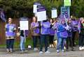 Striking school staff present petition to county council in bid to stop job cuts