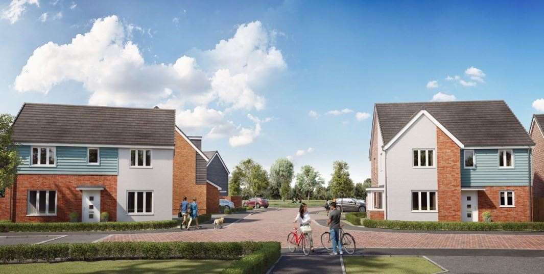 Trelawny Place, Felixstowe, will see an additional 305 new homes at the new estate. Picture: Persimmon Homes Suffolk