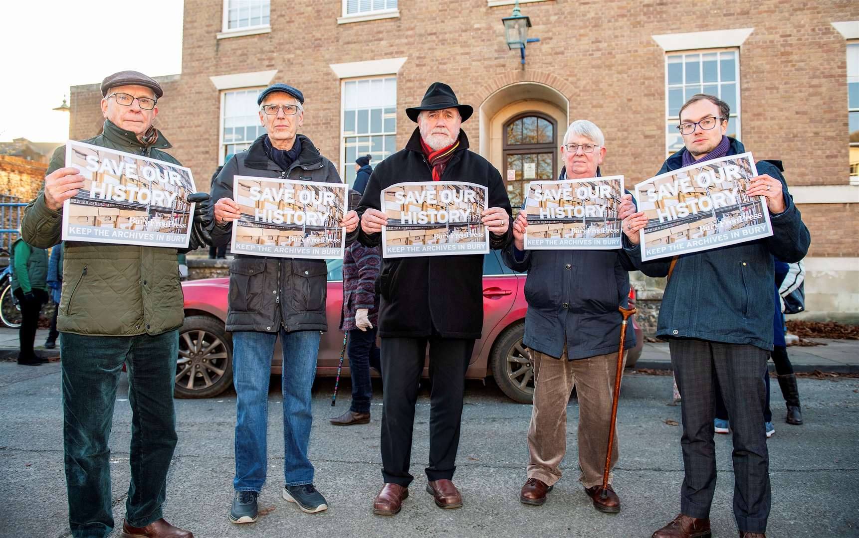 Suffolk News (Bury Free Press) launched it’s campaign this week. Picture by Mark Westley