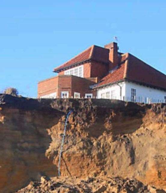 Cottages in Easton Bavents, Reydon, could be relocated around half a mile inland after coastal erosion forced them to be demolished. Picture: submitted