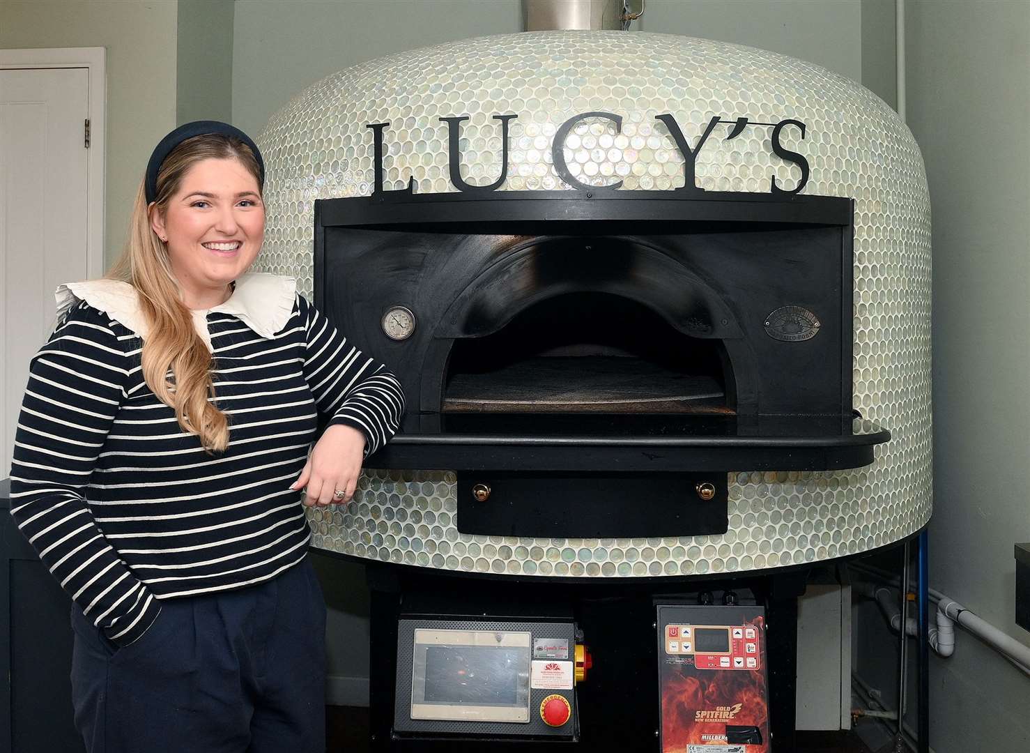 Lucy’s and her husband installed a pizza oven at the restaurant. Picture: Mecha Morton