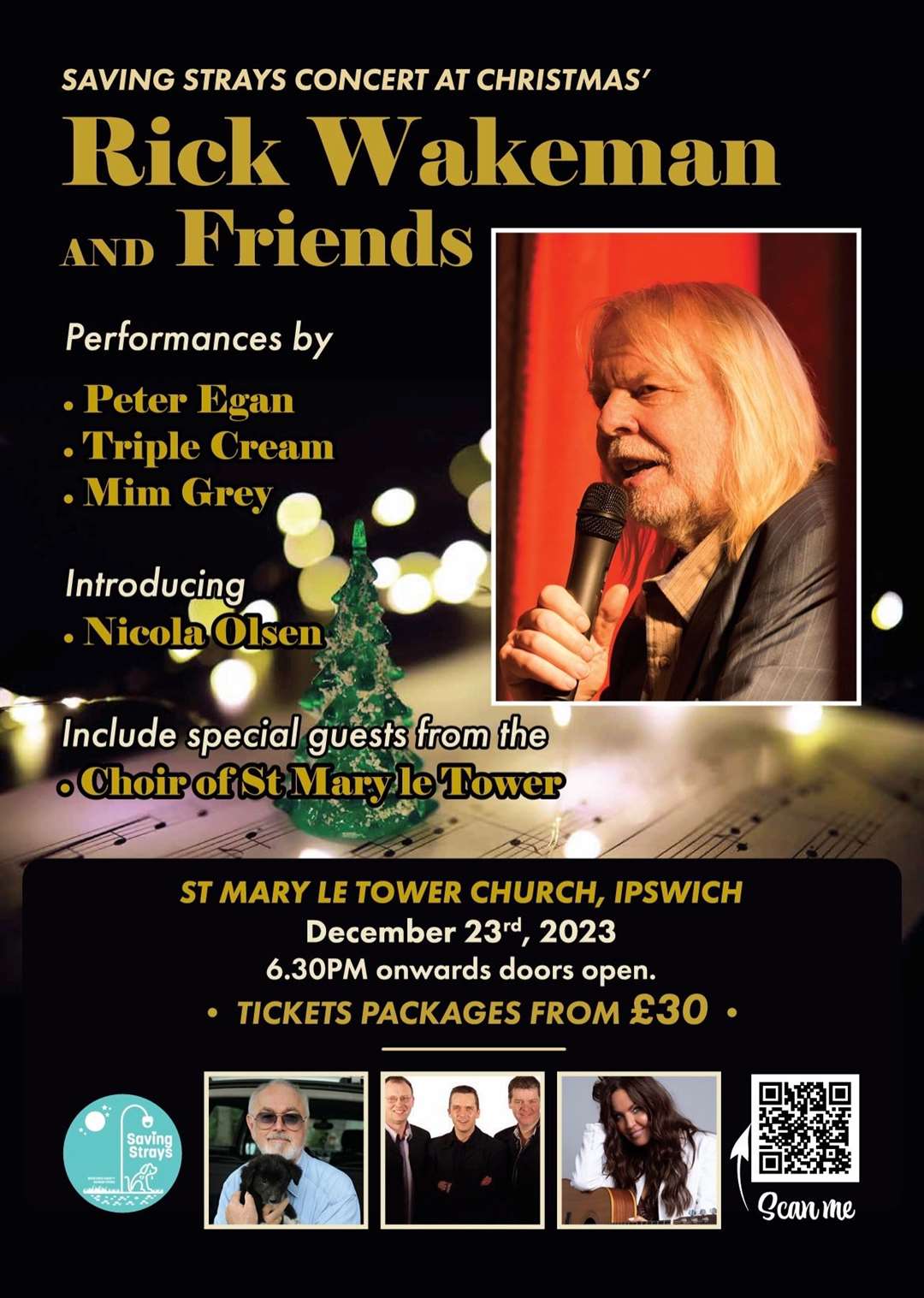A flyer for the showcase at St Mary Le Tower in Ipswich. Picture: Submitted