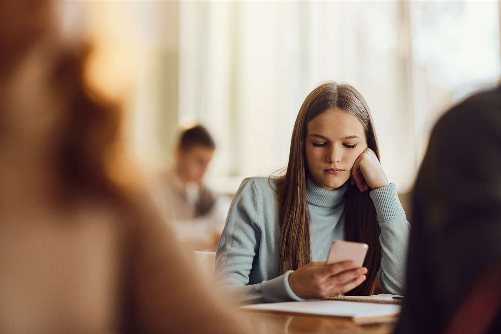 Over 2,100 young people in Suffolk had seen the ‘sharing of images or videos of other students of a sexual nature’. Stock image. Picture: iStock