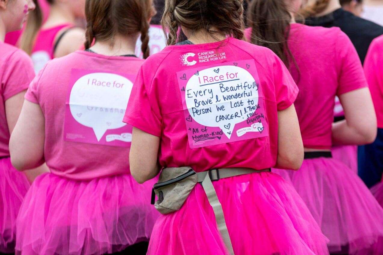Cancer Research UK is urging people to sign up to its Race for Life as the popular charity event is set to return to Bury St Edmunds and Ipswich later this year. Picture: Cancer Research