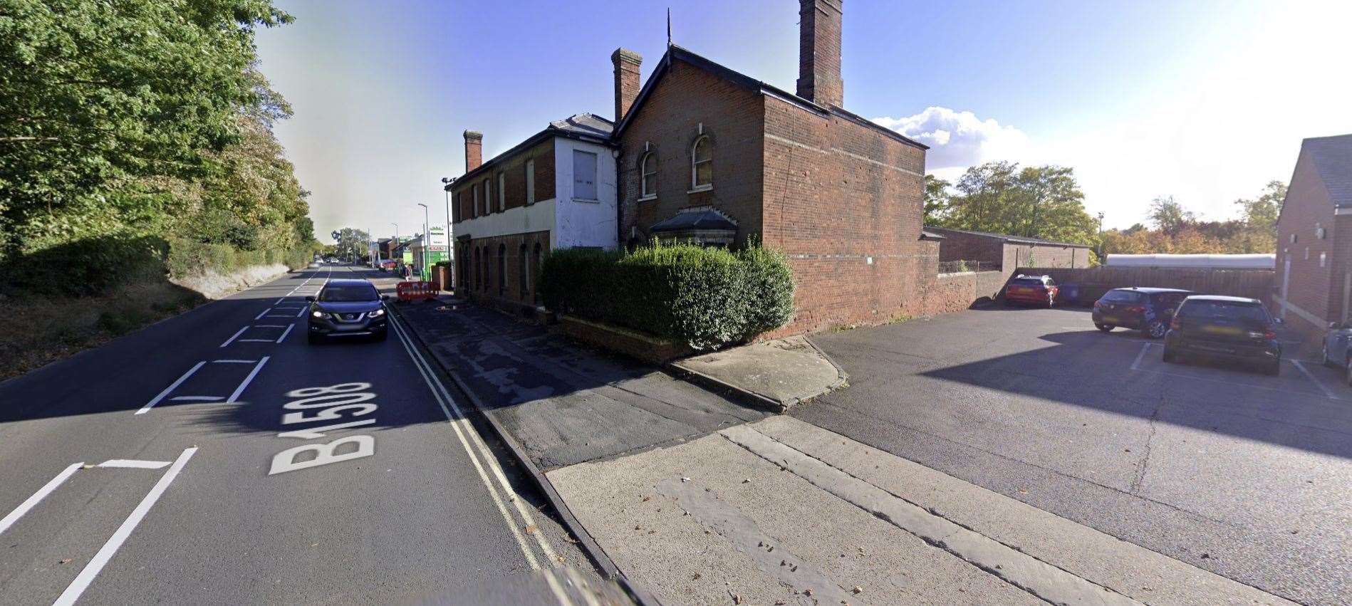 The site of Oliver's Brewery, in Cornard Road, Sudbury, will be converted into six flats after planning permission was granted. Picture: Google Maps