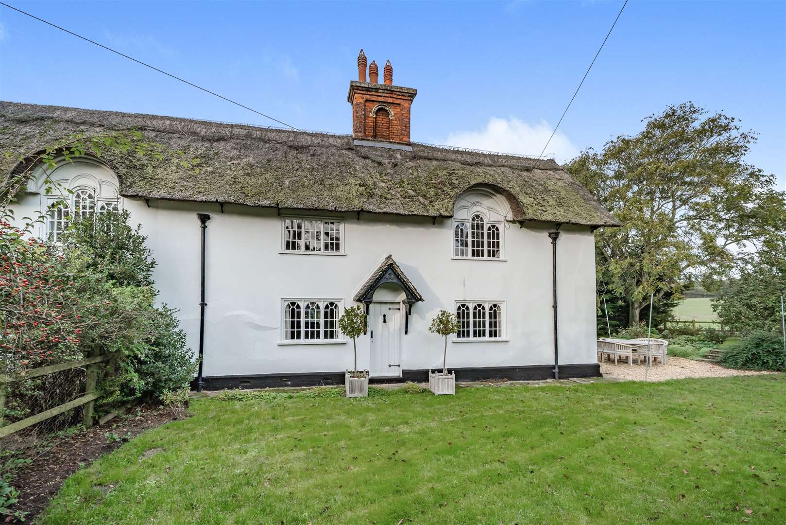 “Coupled with the delightful gardens, stables and paddock – this is a very special village property"