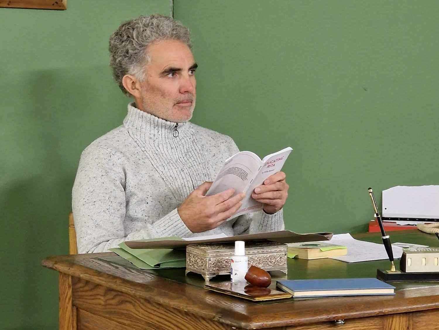 Steve Murray plays Dr Frank Bryant in Educating Rita. Contributed picture