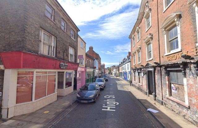 A quarter of shops in Lowestoft are now empty, a report has found. Picture: Google Maps