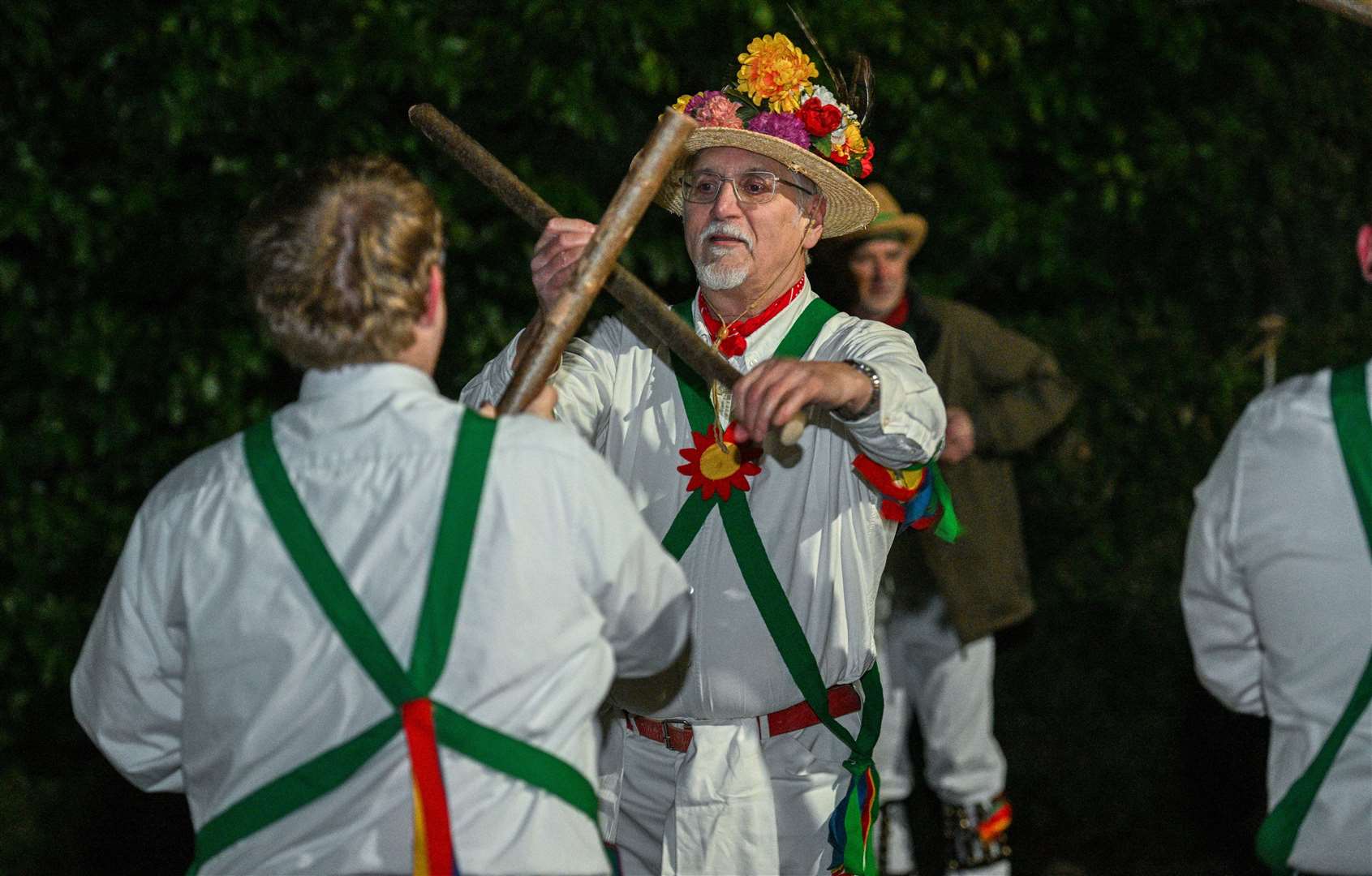 The Cambridge Morris Men regularly participate in Balsham Plough Monday.Picture: Keith Heppell