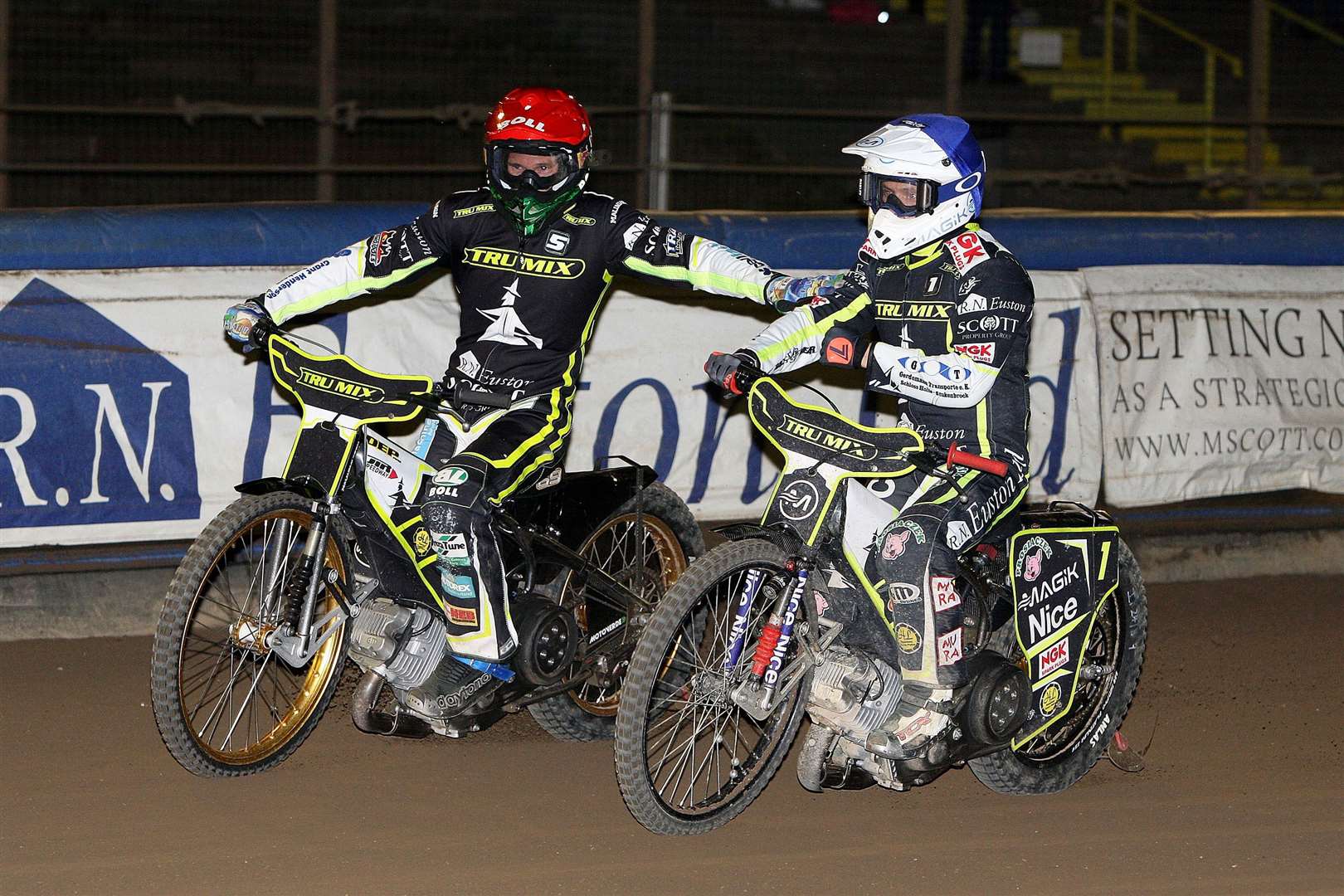 Jason Doyle, left and Emil Sayfutdinov, were both in cracking form for the Witches against Leicester. Picture: Phil Hilton
