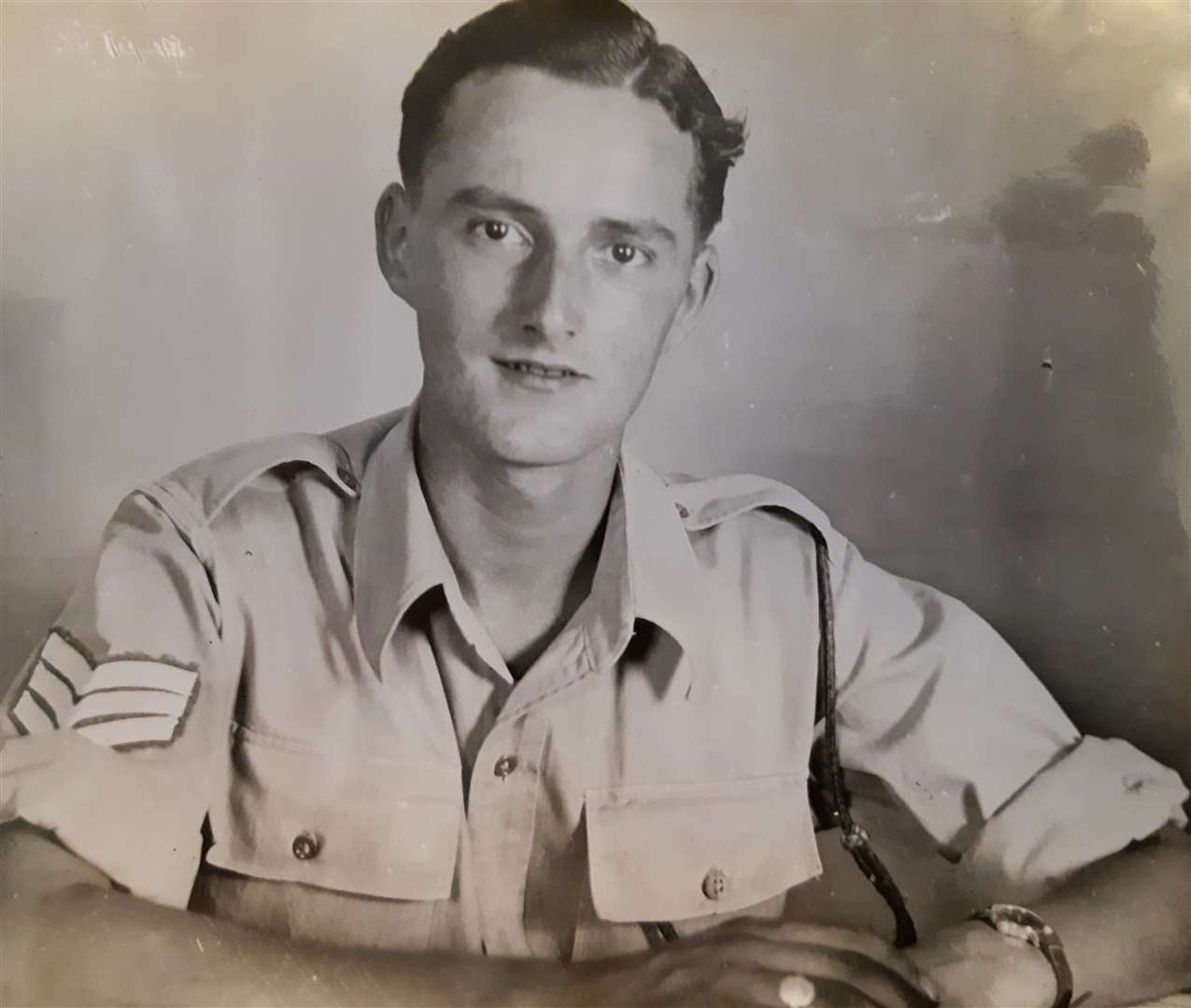 John Stokes in his army uniform
