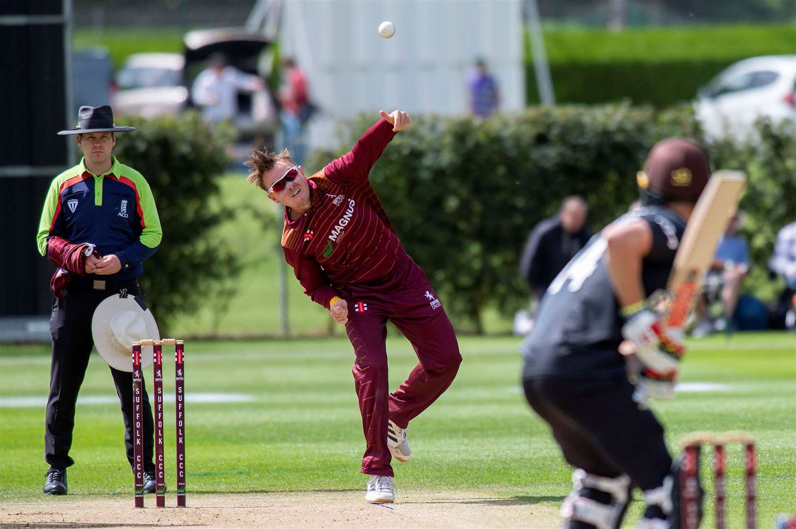 Jack Beaumont’s bowling was praised by Surrey’s director of cricket Alec Stewart Picture: Mark Westley