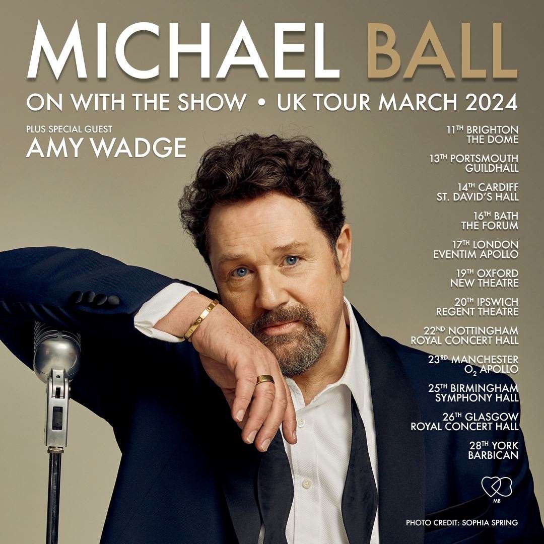 Michael Ball will be at the Ipswich Regent Theatre on March 30. Picture: Submitted