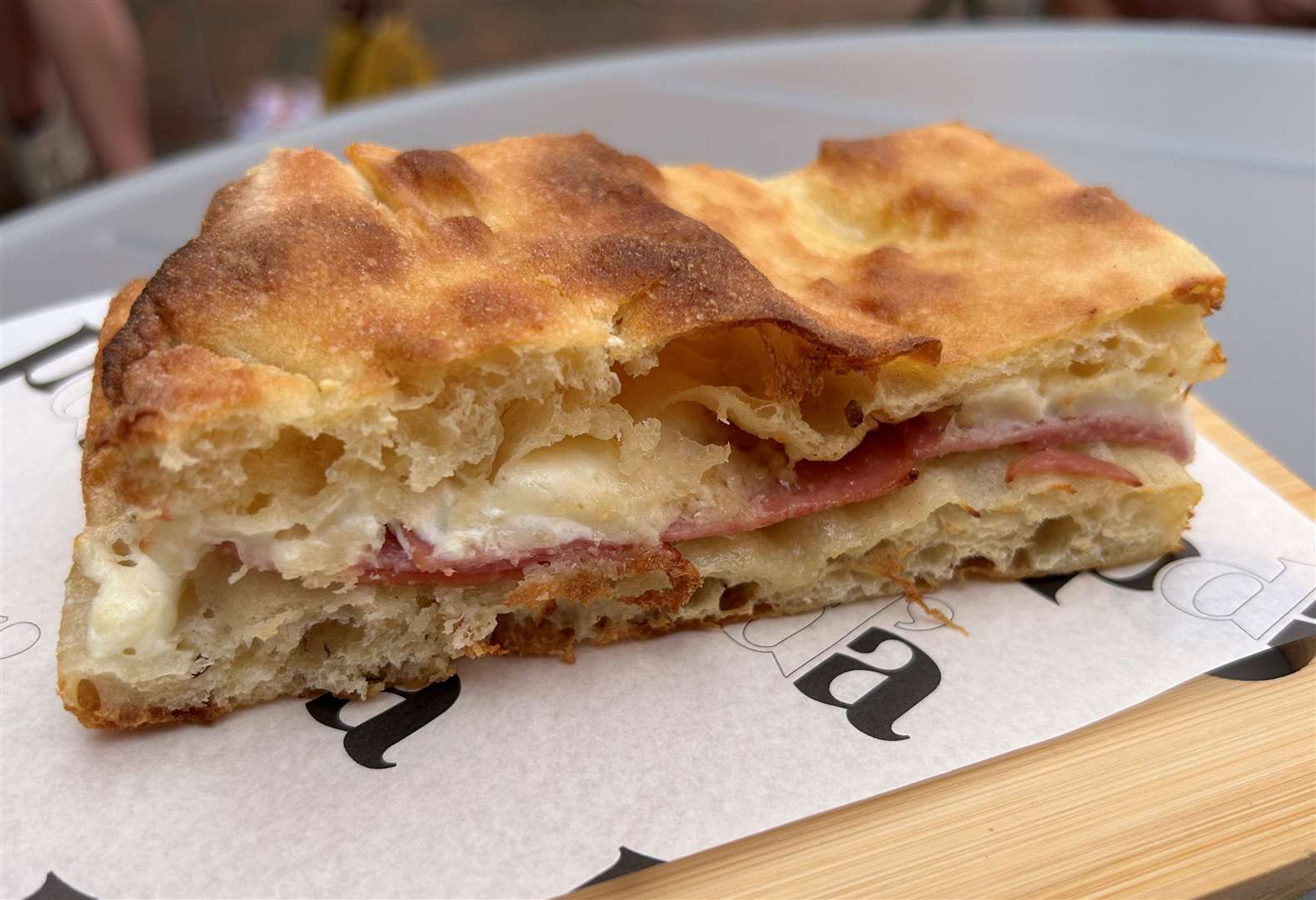This is only half of the teglia sandwich – the portion sizes are huge. Picture: SuffolkNews