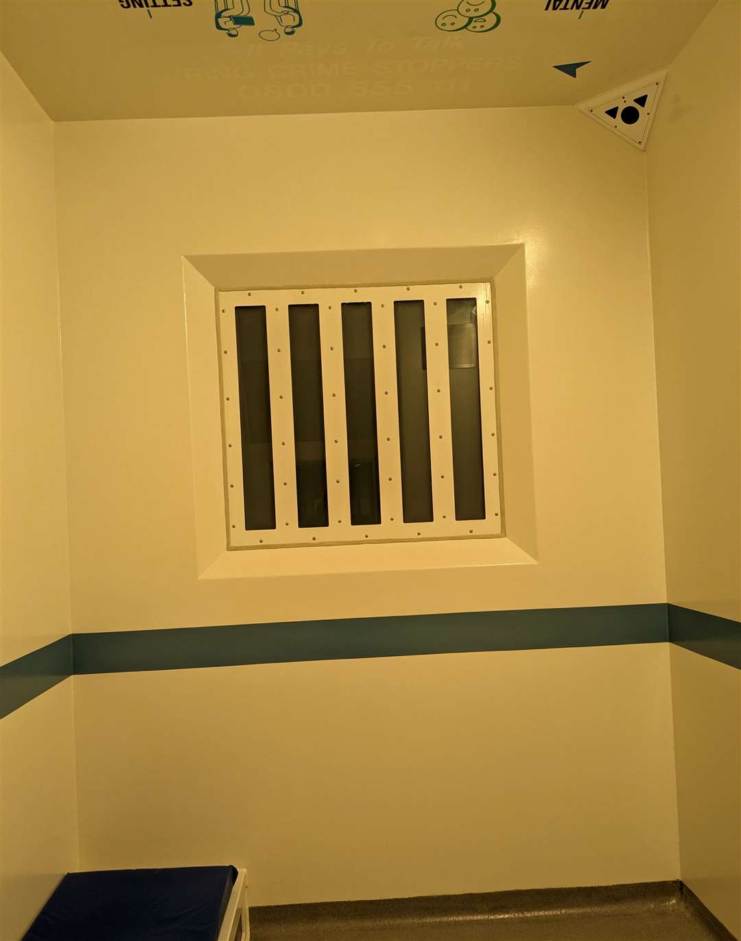 I got to experience what it felt like to spend time in a cell. Picture: Suzanne Day