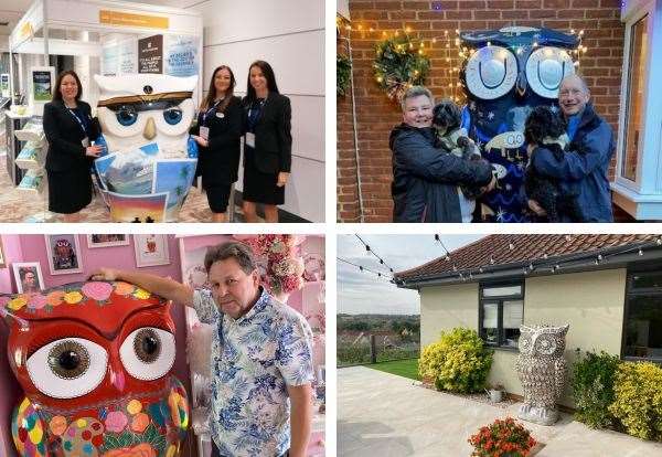 SuffolkNews reveals the fates of 10 of the Big Hoots, who added a dash of colour to Ipswich town centre in 2022. Pictures: St Elizabeth Hospice