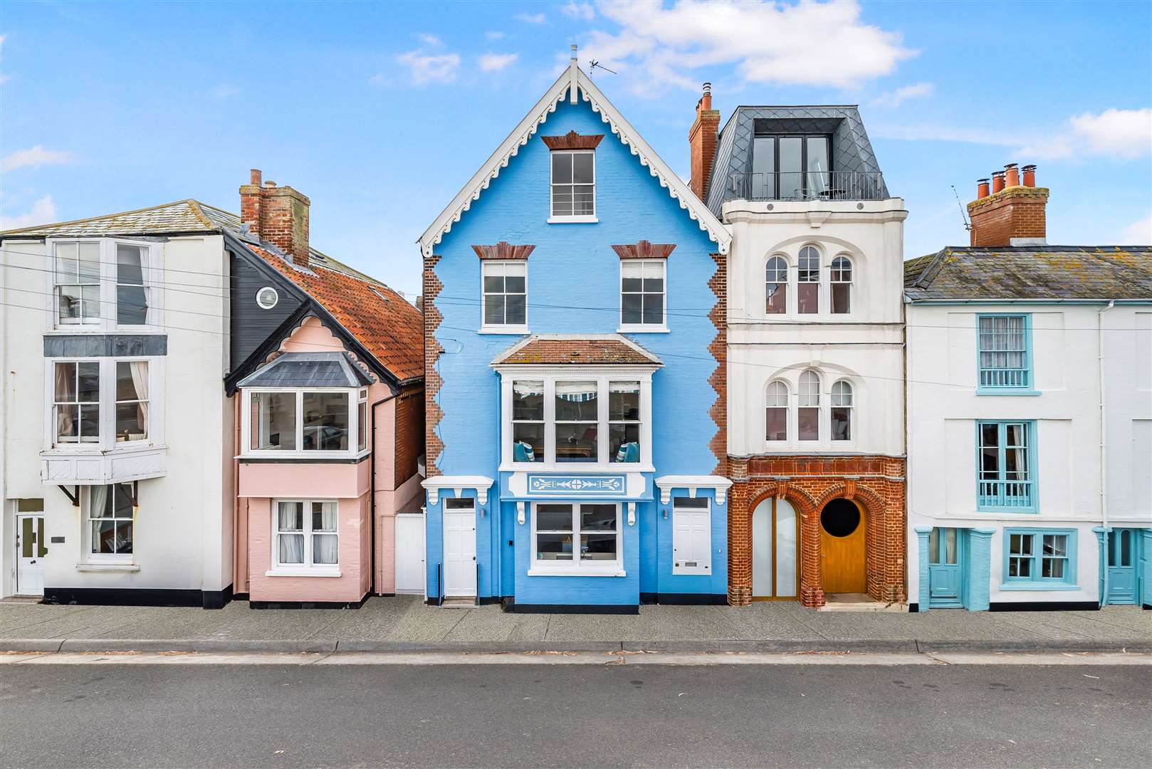 Orlando is an iconic townhouse in the coastal town of Aldeburgh. Pictures: Savills