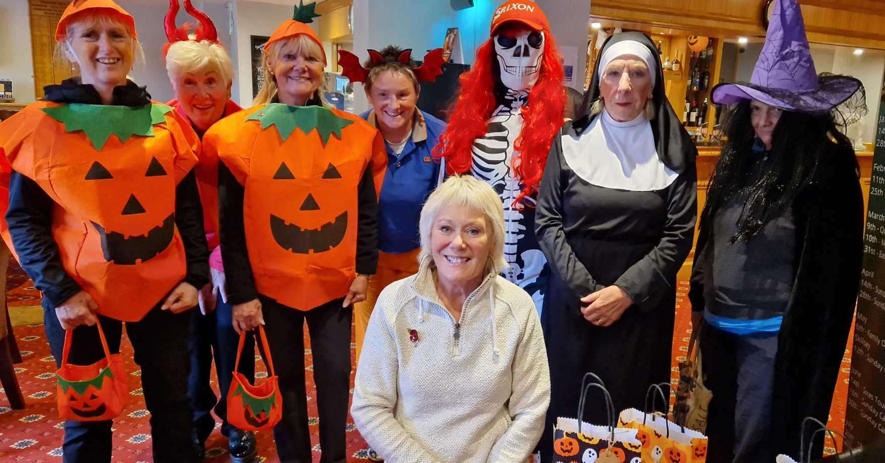 Theford Golf Club's Ladies' section held their annual Halloween Greensomes event Picture: Gill Welham
