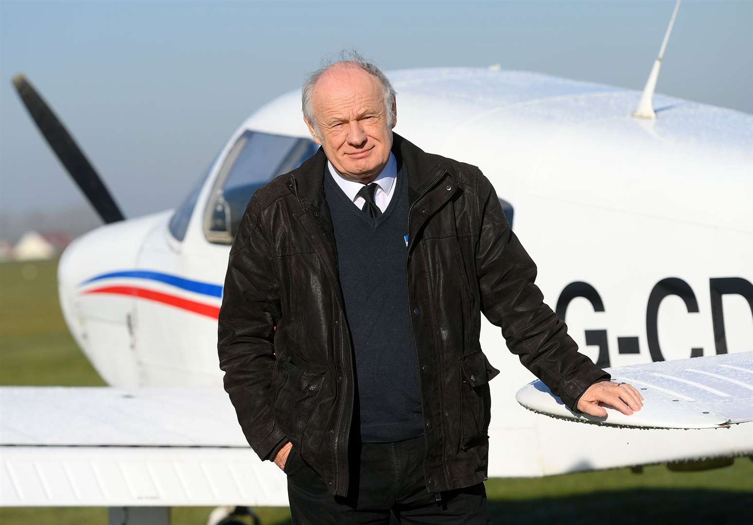 Owner of Skyward Flight Training, Chris Shepherd-Rose. Picture: Mecha Morton