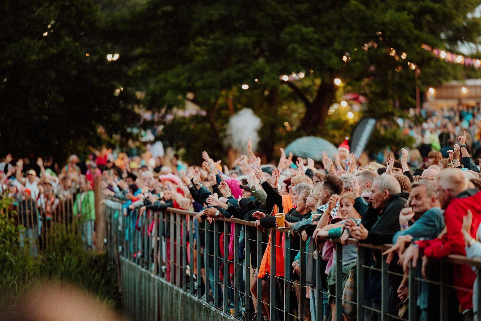 Fans at the barrier of Latitude's main stage. Picture: Festival Republic