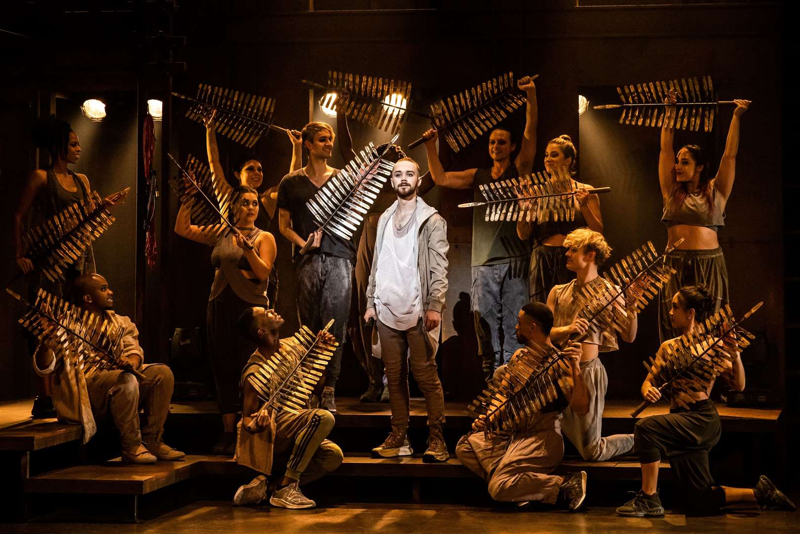 Jesus Christ Superstar is one of the musicals coming to the Ipswich Regent this year - photograph shows previous cast. Picture: Evan Zimmerman for Murphy Made