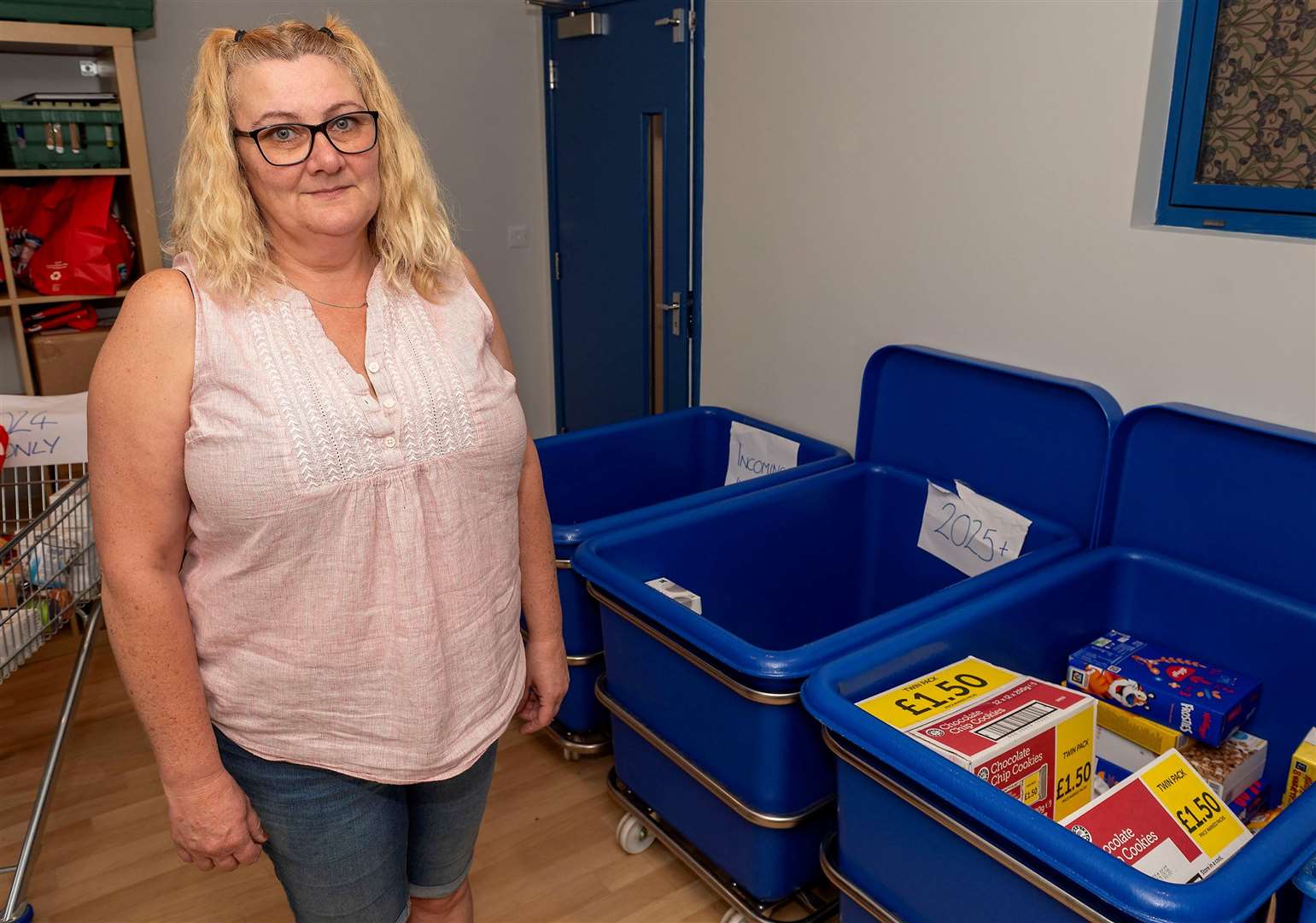 The Gatehouse charity, which runs a foodbank among its services, has also seen a rise in shoplifting at its own charity shop, said CEO Amanda Bloomfield. Picture: Mark Westley