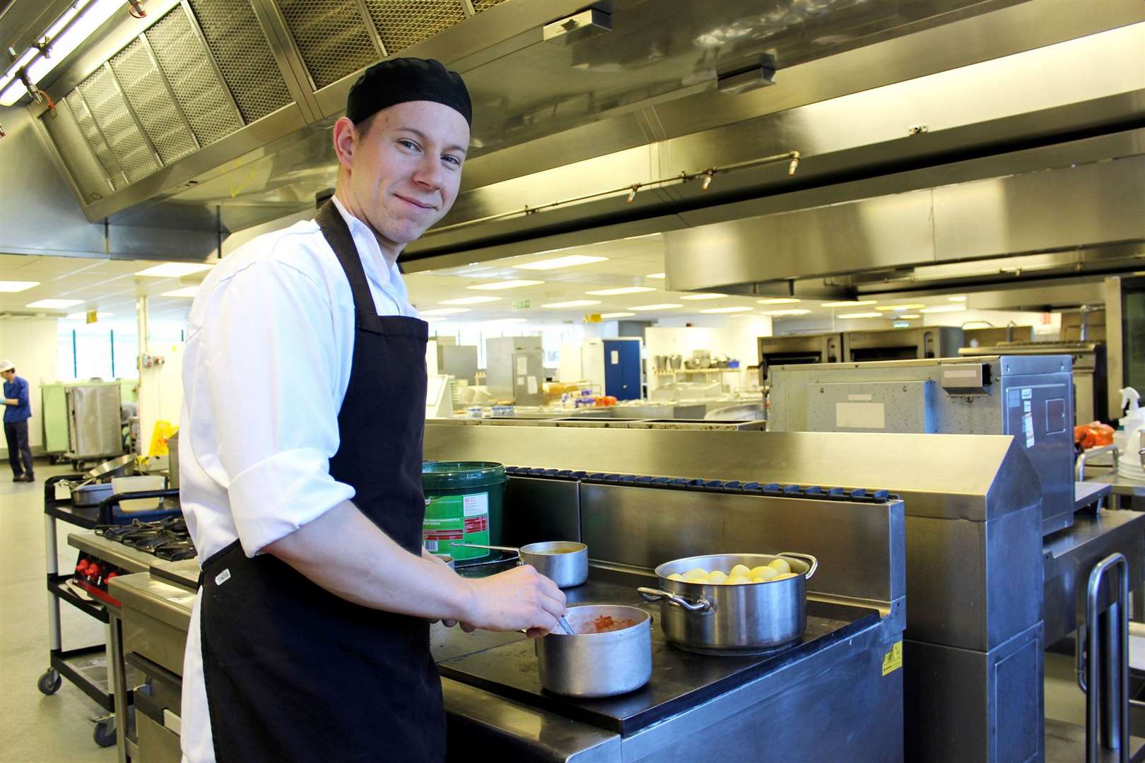 Head chef Luke Nobbs. Picture: West Suffolk NHS Foundation Trust