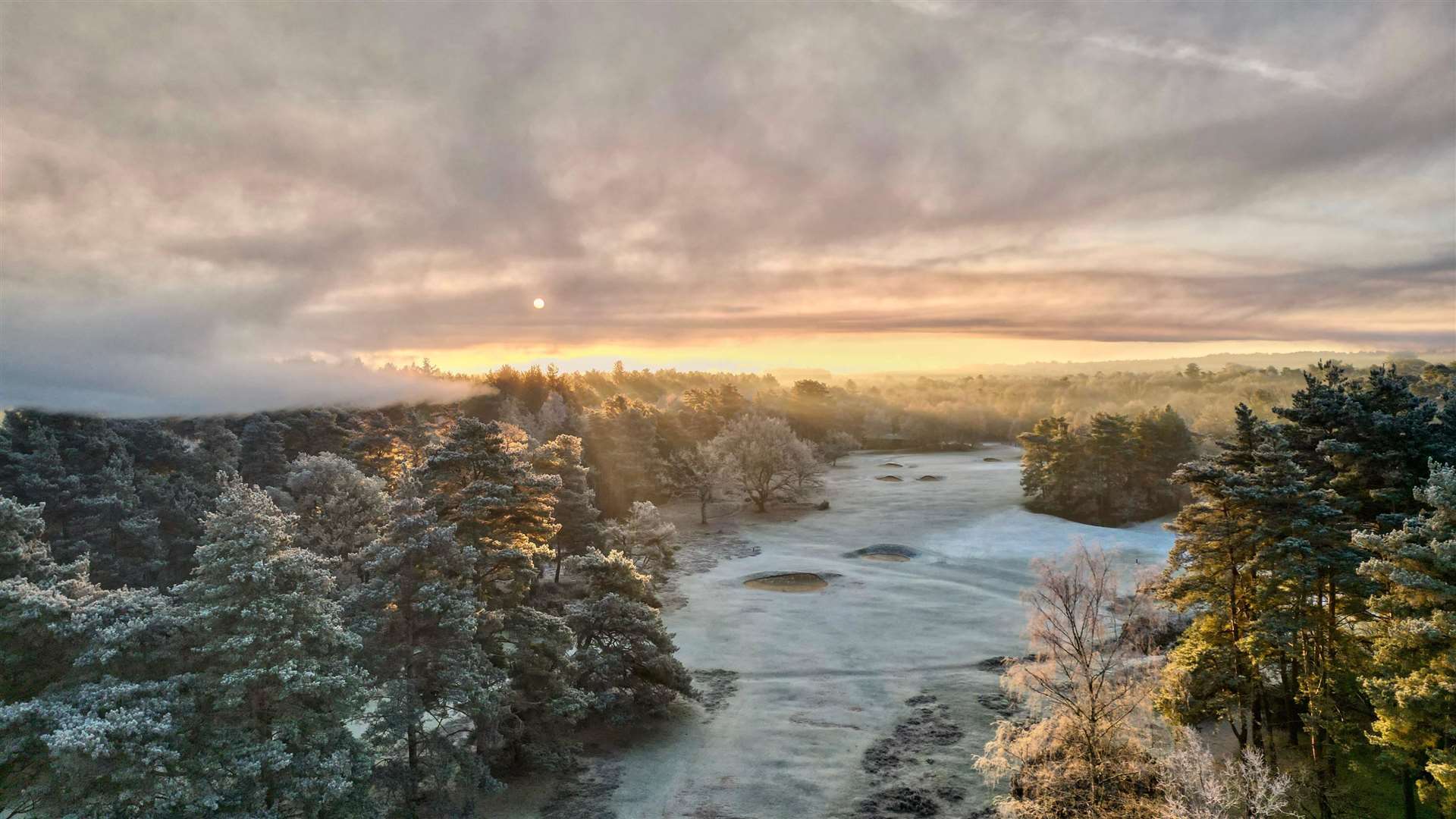 An image of Theford's fifth hole won the the British & International Golf Greenkeepers Association Annual Photographic Competition 2023 Picture: David Ball